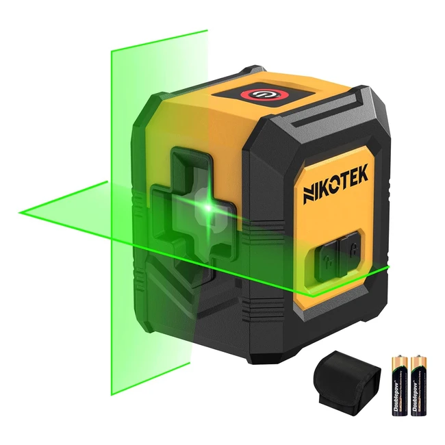 Nikotek Green Laser Level - Selfleveling, Bright Green Beam, Home Decoration DIY - NK01G