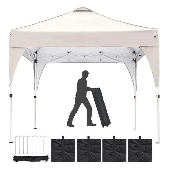 Pop Up Gazebo 25x25 - Waterproof, UV Protection - Easy Setup