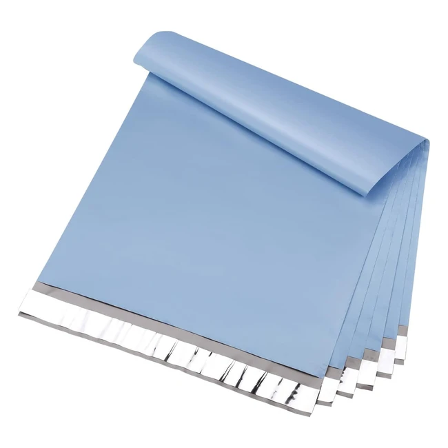 Switory 100pc Mailing Poly Postal Self Seal Bags - Assorted Mailers - 12x16in - Blue