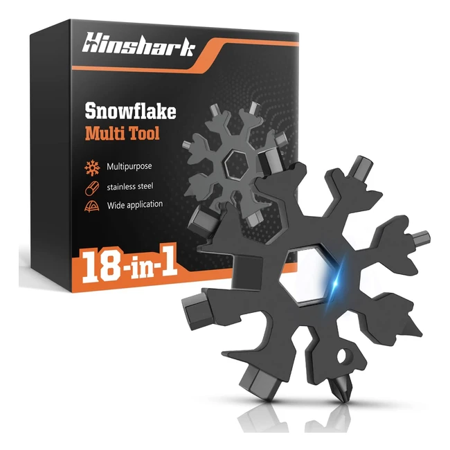 18-in-1 Snowflake Multi Tool - Portable and Durable - Perfect Gift for Men