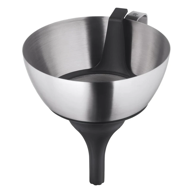 WMF Gourmet Entonnoir 3 en 1 Acier Inoxydable 18 cm - Rducteur Amovible et Pas