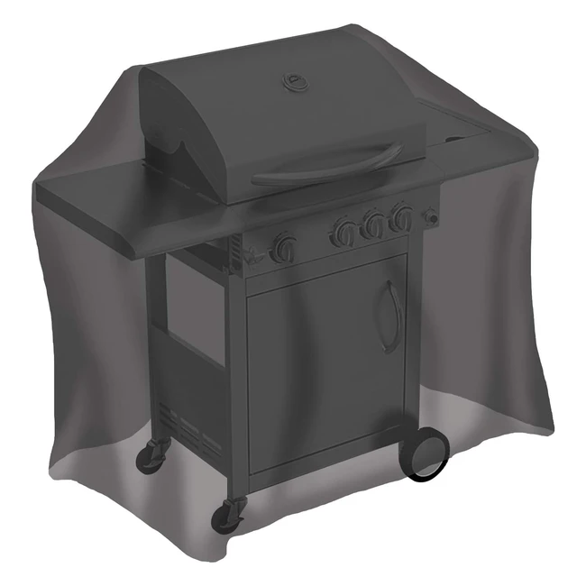 Tepro Abdeckhaube Universal fr Gasgrill mittel schwarz 65x130x100cm - UV-best