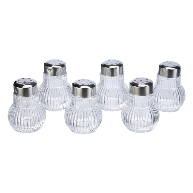 Shaker Fackelmann Acciaio Inossidabile Argento Trasparente - Saliera a Tavola Elegante