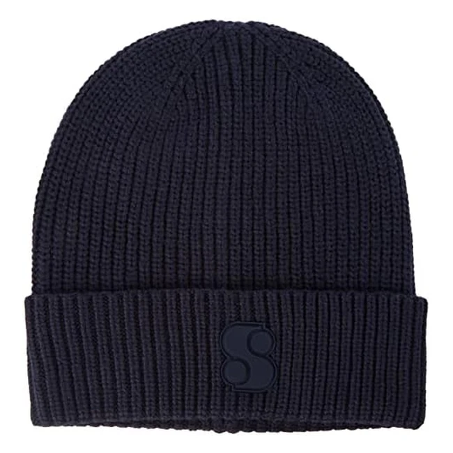 s.Oliver Damen Strickmütze aus Baumwollmischung 20112209252722119530