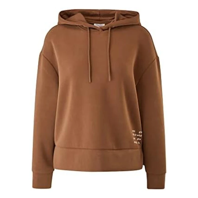 s.Oliver Damen Sweatshirt Braun 2122577, Größe 46