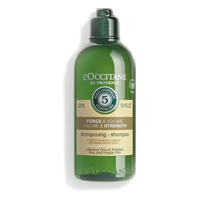 Biggest Selection! Volume Strength Shampoo 300ml - Loccitane