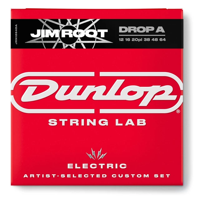 Jim Dunlop Root Guitar Strings 1264 Drop A 6set - Peak Performance, Tuning Stability, Highend Clarity