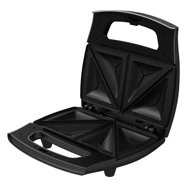 Grundig SWM 2940 - Macchina per Sandwich Inossidabile Nero Metallizzato Acciaio 