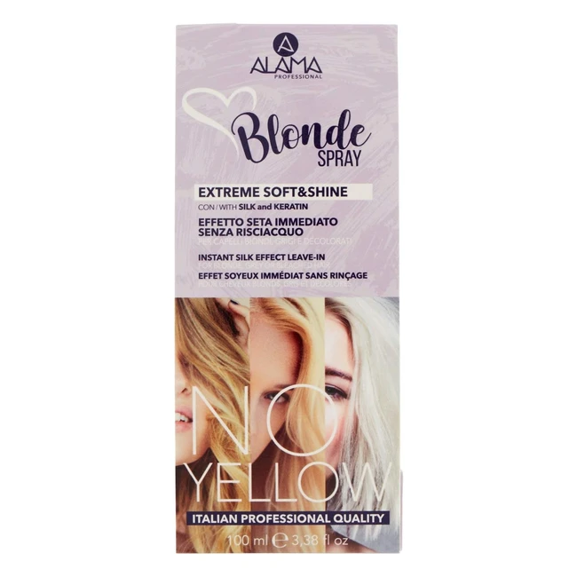 Alama Professional NoYellow Extreme Soft Shine per Capelli Biondi Grigi e Decolorati 100ml