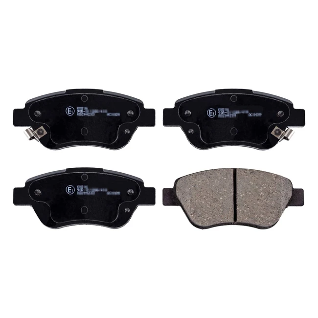 Pastiglie Freno Febi Bilstein 16627 - Set di 4 - Alta qualità - Made in Germany