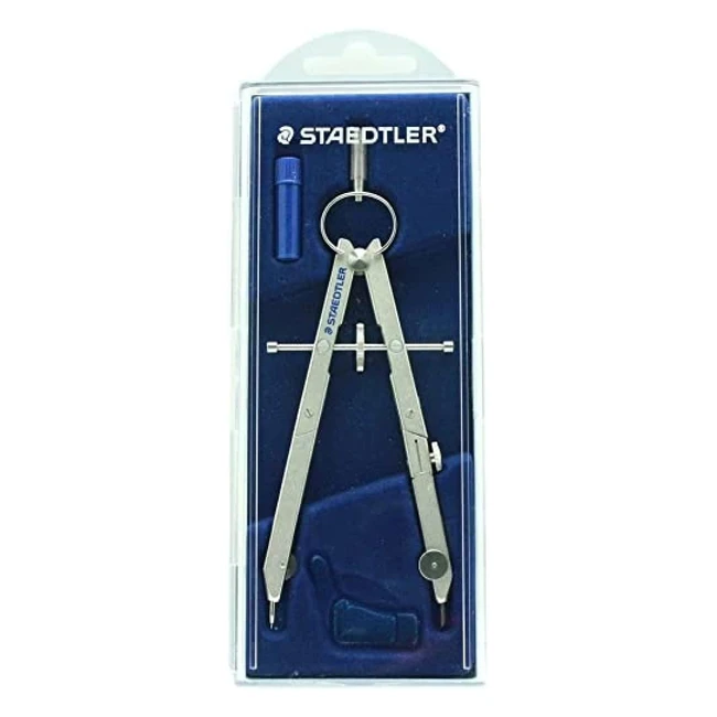 Compasso di precisione Staedtler Mars Comfort con adattatore universale e astuccio portamine - Diametro 26.5cm