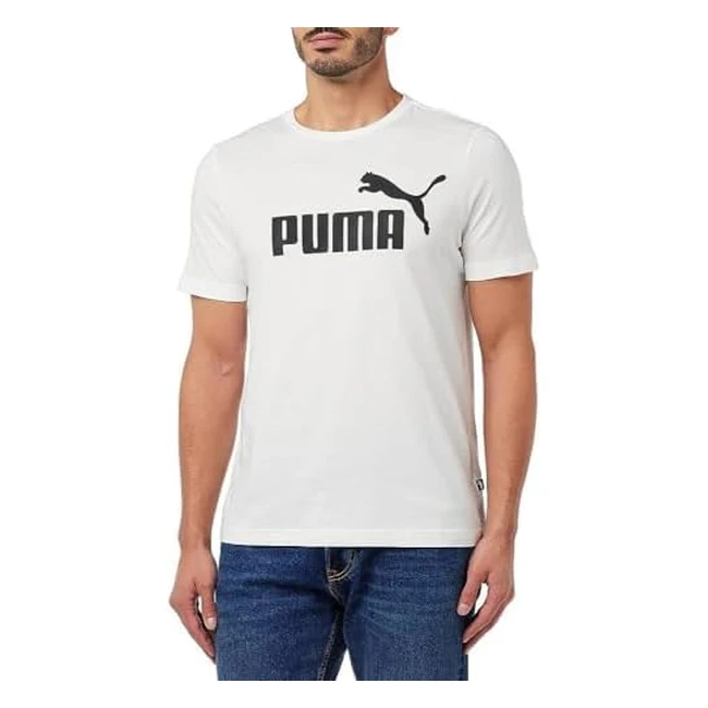 Camiseta Puma Ess Logo Tee para hombre - Pack de 1 - Ref. XXXX - 100% algodón