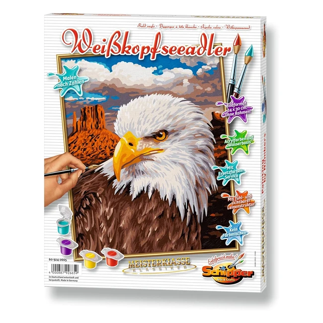 Schipper Juguete de Pintura por Números 609240665 - Calidad Premium - Incluye Pincel y Instrucciones Detalladas