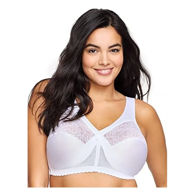 Soutien-gorge Glamiorise Magiclift Grand Maintien Blanc 110FR 105FTaille Fabrica