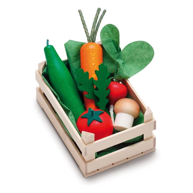 Jouet en forme de légumes multicolore taille S - Erzi 28241