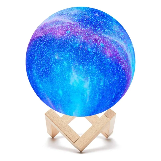 Moon Lamp Prekiar 16 Colors 15cm LED 3D Print Star Moon Light