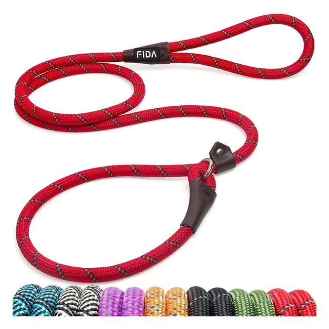 Fida Slip Rope Dog Lead - Easy to Slip On Durable  Weather Resistant - 18m