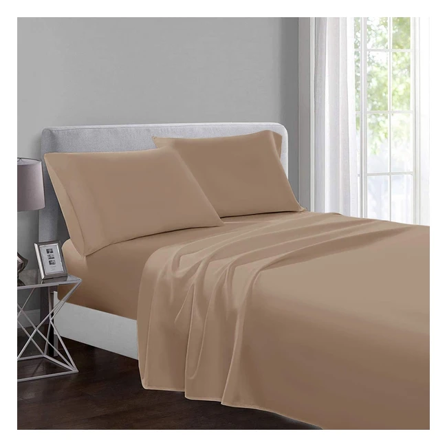 Yorkshire Bedding Flat Sheet Super King 100 Egyptian Cotton 200TC - Hotel Quali