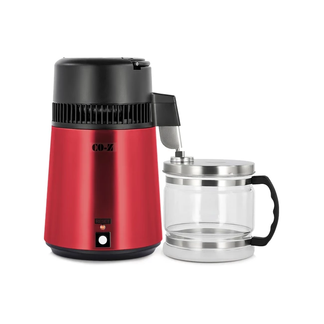 Coz Water Distiller Stainless Steel 4L - Pure Water Machine for Home - Counterto