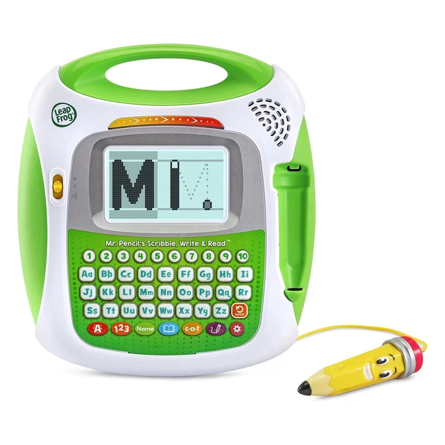 LeapFrog Mr. Pencil Scribble Write and Read Toy - Learn Numbers, Shapes, Words - Interactive Gift for Children