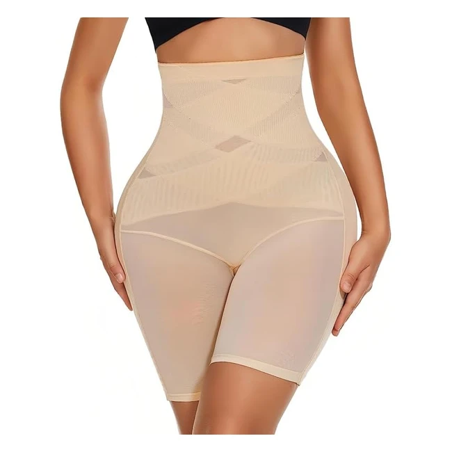 Melarqt Tummy Control Knickers High Waisted Shorts - Conturve Resilient Beige