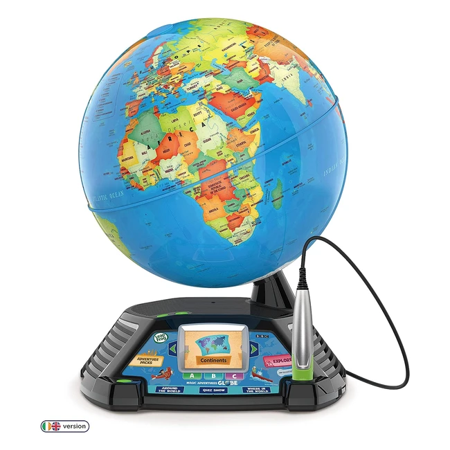 LeapFrog Magic Adventures Globe - Educational Smart Globe for Kids - 27 inch LCD