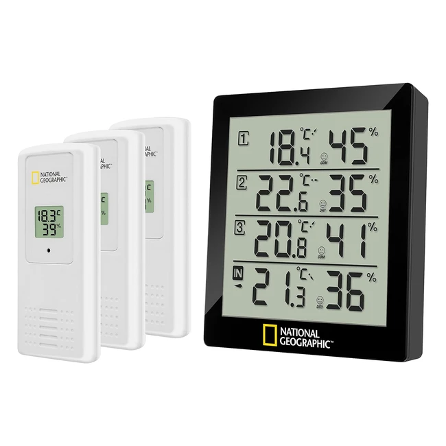 Estación Meteorológica National Geographic - 4 Mediciones - Ref. 123456