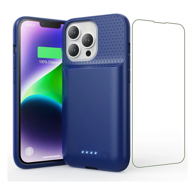 Coque Batterie iPhone 1313 Pro14 - 7500mAh - Tui Rechargeable