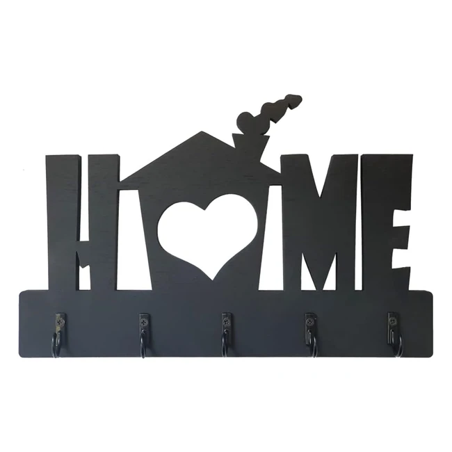 Appendichiavi da muro personalizzato in legno naturale - StileItaliano