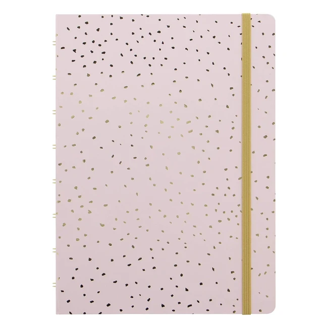 Cuaderno recargable A5 Filofax Confetti - Cuarzo Rosa
