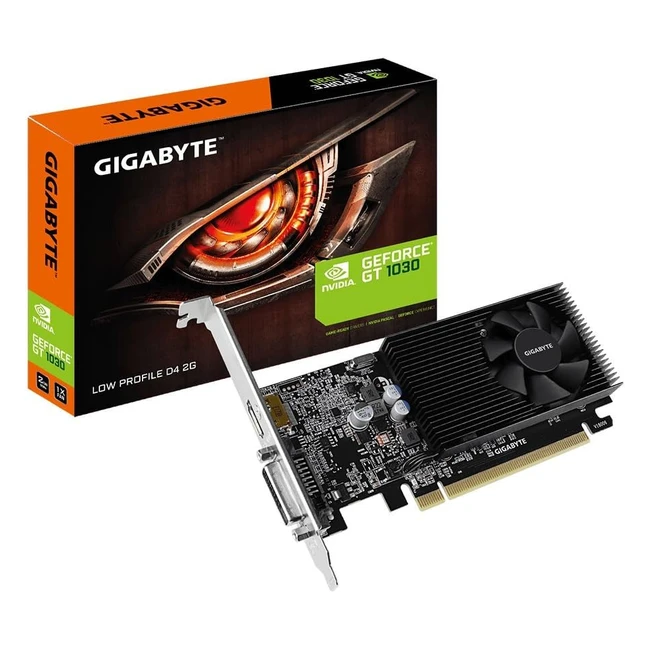 Gigabyte GVN1030D42GL GeForce GT 1030 Low Profile D4 2G Graphics Card - Boost Your Gaming Experience!