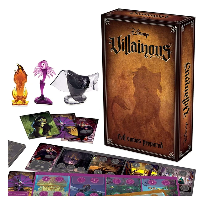 Ravensburger Disney Villainous Evil Comes Prepared - Gioco da tavolo strategico per bambini e adulti