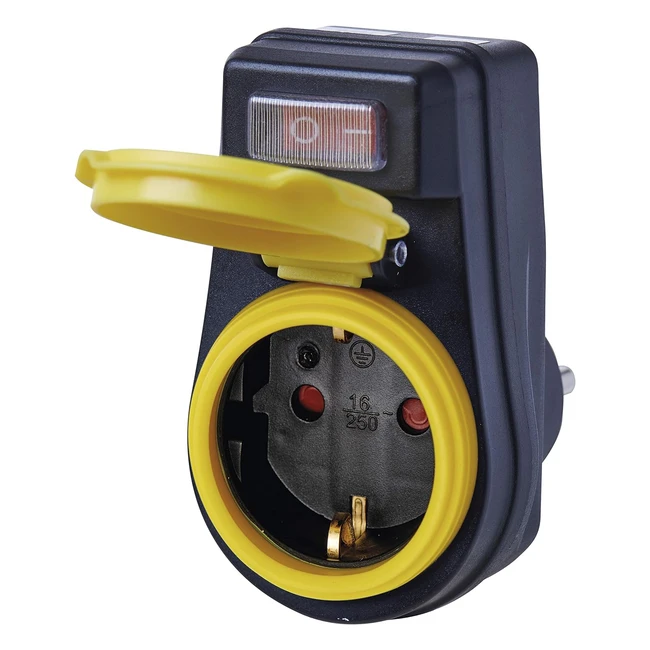 Enchufe Interruptor Impermeable IP44 Emos P00292 - ¡Ahorra energía y protege tu hogar!