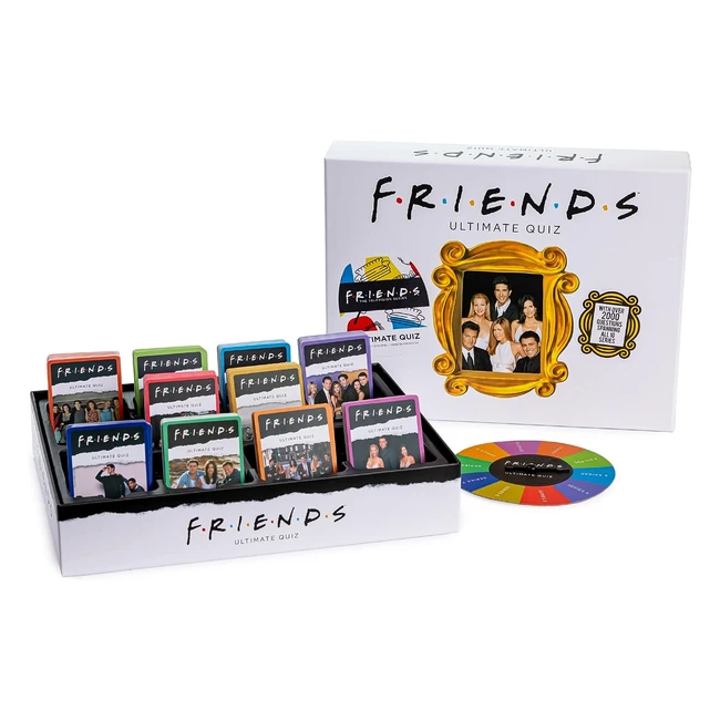 Paladone Friends TV Show Ultimate Trivia Quiz - 391 Double-Sided Quiz Cards - 2000 Questions