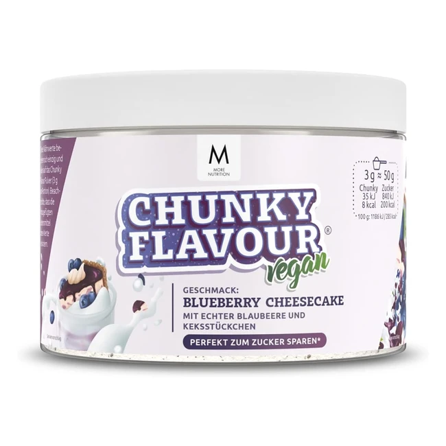 more nutrition Chunky Blueberry Cheesecake 250g - Vollmundiger Geschmack und cremige Konsistenz