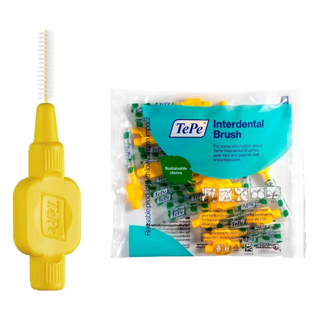 TePe Scovolini Interdentali Originali Confezione da 20 Colore Giallo Taglia 4
