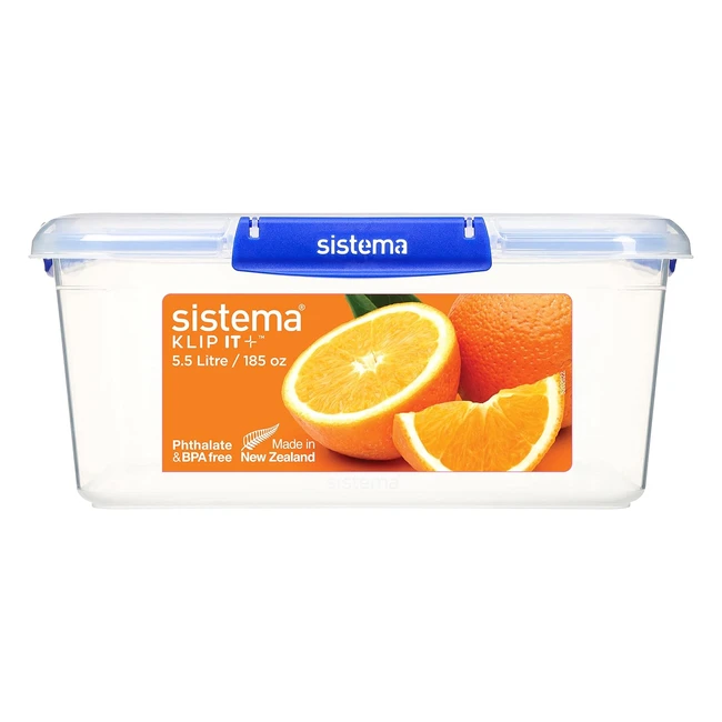 Recipiente Klip It Plus 55L - Fiambrera Hermética Apilable