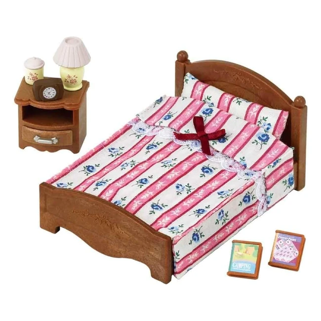 Sylvanian Families Semi-Double Bed - Multicolor - 49 x 23 x 47 cm - Key Features Included