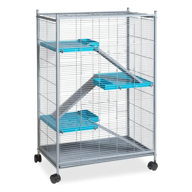 Cage pour rongeur Voltrega 001493G - Grande taille, structure métallique pratique