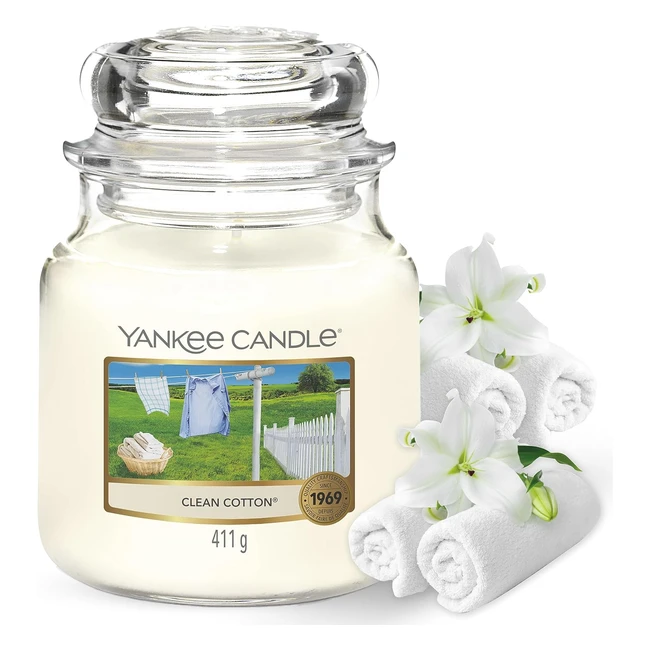 Yankee Candle Duftkerze groß, 411 g, brennt 65-90 Stunden