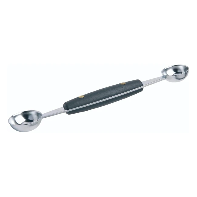 KitchenCraft Double Melon Baller Parisienne Scoop Stainless Steel - Create Perfect Fruit Balls