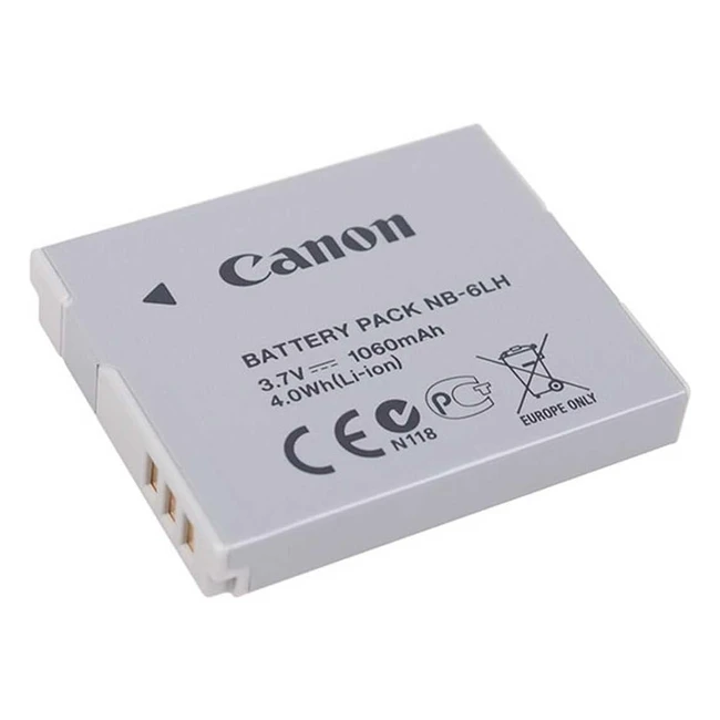 Batteria Canon NB6LH - Alta Capacità 1060mAh - Compatibile con Ixus e Powershot