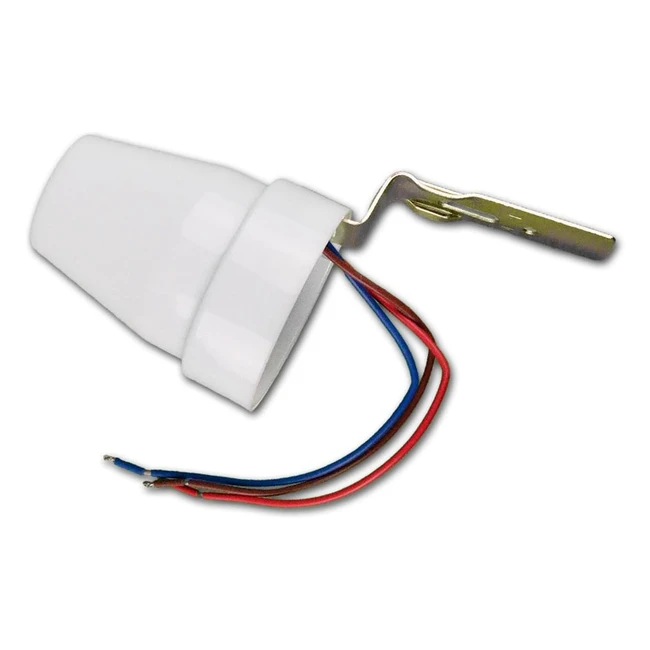 Interrupteur Crépusculaire Midi 230V 10A IP44 - Contrôle Automatique de l'Éclairage Extérieur