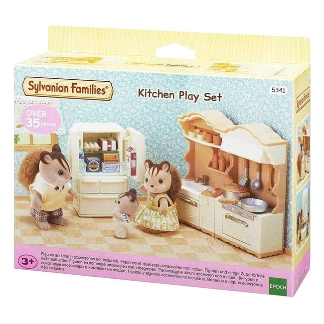 Sylvanian Families 5341 Landhaus Küche mit Kühlschrank - Neu