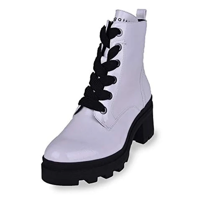 Bugatti Damen 431774315700 Stiefeletten Synthetik Blockabsatz mittlere Schuhw