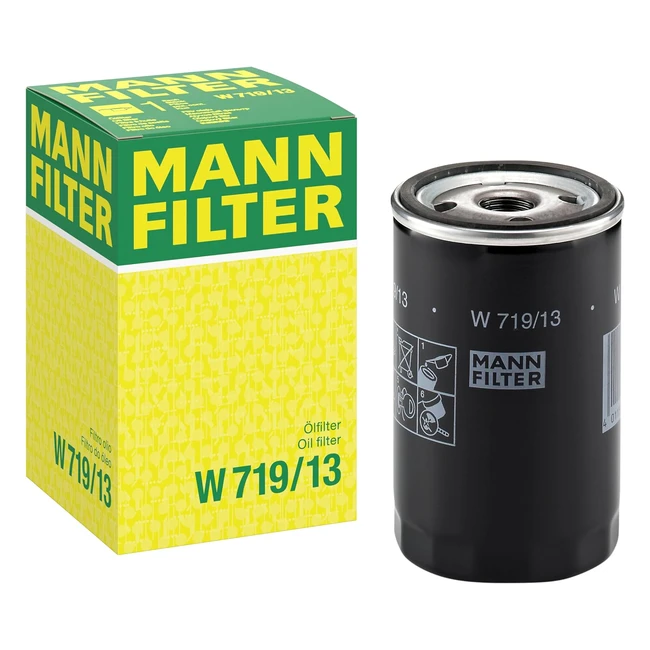 Mannfilter W 71913 Oil Filter - Premium Quality Reliable Oil Supply