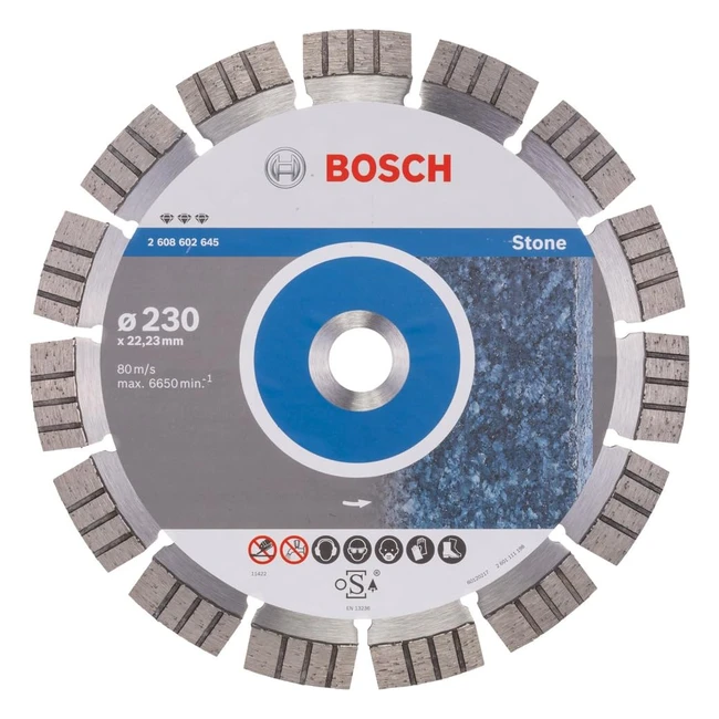 Disque trononneuse diamant Bosch Best for Stone 230x2223x24x15mm