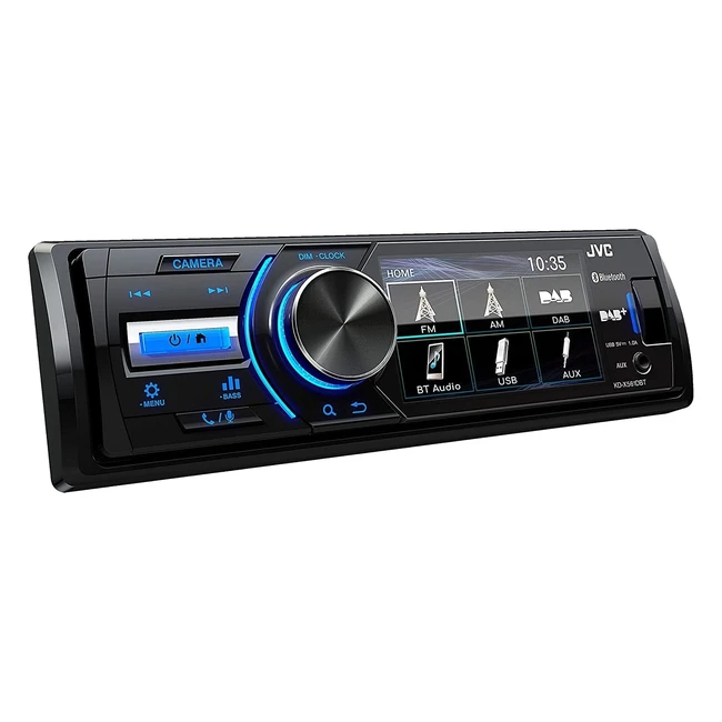 Autorradio JVC KDX561DBT Mechless 1 DIN - ¡Audio nítido y amplia gama de estaciones digitales!