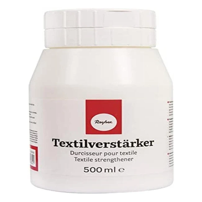 Rayher Hobby 3450500 Acryl Textilverstrker Dose 500 ml - Versteifen von Stoffe
