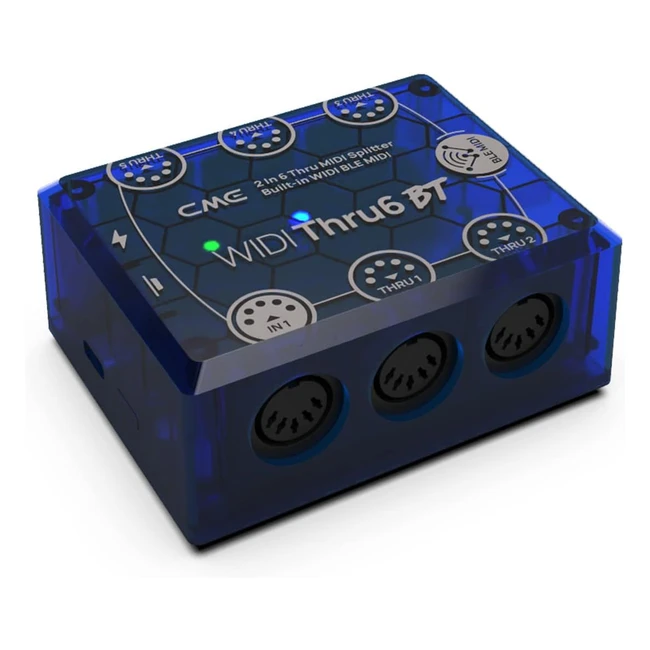 CME WIDI Thru6 BT - Splitter MIDI con Bluetooth y alta velocidad de transferenci
